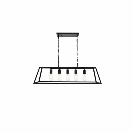 CLING Resolute 5 Light Black Ceiling Pendant CL3476492